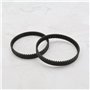 ECSiNG Courroie dentée pour scarificateur HTD320-5M-12 Pas de 5 mm Largeur 12 mm 64 dents Circonférence 320 mm Caoutchouc Boucle