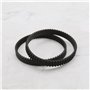 ECSiNG Courroie dentée pour scarificateur HTD320-5M-12 Pas de 5 mm Largeur 12 mm 64 dents Circonférence 320 mm Caoutchouc Boucle