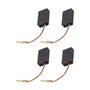 ECSiNG 2 Paires Balais de Charbon 5x10x16mm à Arrêt Automatique Pièce de Rechange Compatible avec Kress 1050 FME-P/1050 FME/800