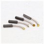 ECSiNG 2 paires de balais de charbon pour moteur électrique - 20 x 6 x 5 mm - Pour scie circulaire, perceuse, marteau perforateu