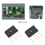 ECSiNG 10pcs GBJ2510 25A 1000V Pont Redresseur à Travers Trou Plat Diode Pont Redresseur pour Commutation Alimentation LED Lumiè