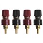 ECSiNG Lot de 4 bornes de reliure 333 type M6 en laiton 0 V-380 V 200 A Filetage M6 pour machine à souder électrique