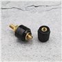 ECSiNG Lot de 4 bornes de reliure 333 type M6 en laiton 0 V-380 V 200 A Filetage M6 pour machine à souder électrique, camion, vo