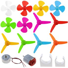 ECSiNG Lot de 36 Mini Moteurs CC avec Support de Montage de Moteur