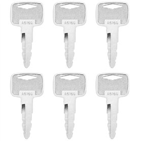 ECSiNG 6pcs Clés de Contact A5160 Clé de Contact de Chariot Élévateur 91A07-01910 Clé de Démarrage de Contact de Camion Compatib