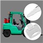 ECSiNG 6pcs Clés de Contact A5160 Clé de Contact de Chariot Élévateur 91A07-01910 Clé de Démarrage de Contact de Camion Compatib