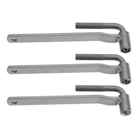 ECSiNG 3pcs Outil de Réglage Soupape de Moteur 8mm 9mm 10mm Hexagone 3.1mm 3mm 3.5mm Trou Carré Moto Moteur Vis Clé Outil de Sou