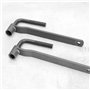 ECSiNG 3pcs Outil de Réglage Soupape de Moteur 8mm 9mm 10mm Hexagone 3.1mm 3mm 3.5mm Trou Carré Moto Moteur Vis Clé Outil de Sou