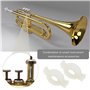 LT Easiyl 28Pcs Kit de Réparation de Trompette Pièces d'entretien d'instruments en Laiton Ressort de Valve de Trompette Rondelle
