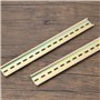 LT Easiyl Lot de 8 rails de guidage C45 en forme de U - 300 mm - Rail DIN à fente en métal - Rail de montage DIN pour relais, mo