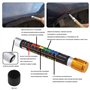 LT Easiyl Testeur de peinture de voiture avec échelle de pointe magnétique pour voiture et moto, outil de test de revêtement de 