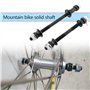 LT Easiyl 4pcs Essieux Solides de Vélo Essieu de Roue Avant Arrière de Vélo Axe de Moyeu de Roue de Vélo Outil de Accessoires po