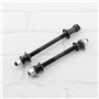 LT Easiyl 4pcs Essieux Solides de Vélo Essieu de Roue Avant Arrière de Vélo Axe de Moyeu de Roue de Vélo Outil de Accessoires po