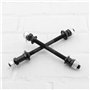 LT Easiyl 4pcs Essieux Solides de Vélo Essieu de Roue Avant Arrière de Vélo Axe de Moyeu de Roue de Vélo Outil de Accessoires po