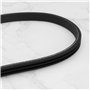 LT Easiyl 2 Pièces Courroies Trapézoïdales Métriques 3PJ610 en Caoutchouc à 3 Nervures Circonférence 610mm Pas de 2,34mm Courroi