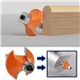 SG Store 8mm Fraise à Arrondir la Tige Outil de Travail du Bois Mèche de Routeur Standard Routeur de Fraise Accessoires pour Meu