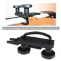SG Store 4pcs Boulons en U en Acier Galvanisé Coffre de Toit Support U Universel Coffre de Toit Boulons en U Pinces avec Écrous 