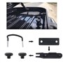 SG Store 4pcs Boulons en U en Acier Galvanisé Coffre de Toit Support U Universel Coffre de Toit Boulons en U Pinces avec Écrous 
