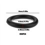 Briny River Joint Torique pour Bouchon de Vidange D'huile 11105 150 Pièces Compatible avec Harley-Davidson 9,5 X 14 X 2,25 Mm No