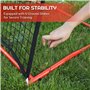 A11N Équipement d'entraînement de football – Rebounder de football portable pour entraînement individuel ou d'équipe, 1,5 x 1,2 