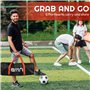 A11N Équipement d'entraînement de football – Rebounder de football portable pour entraînement individuel ou d'équipe, 1,5 x 1,2 