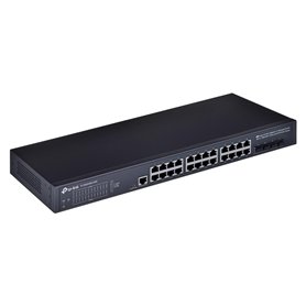 TP Link Switch L2 24p GbE avec 4x slots 10GE SFP UPS TP Link Switch L2 24p GbE avec 4x slots 10GE SFP UPS