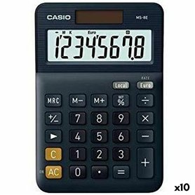 Calculatrice Casio MS-8E Noir (10 Unités)