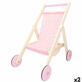 Poussette pour poupées 33 x 44 x 51 cm (2 Unités)