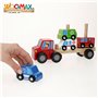 Camion porte-véhicules et Voitures 25 x 13 x 6 cm (6 Unités)