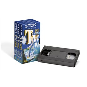 TDK T03163 TV-180 Pack de 3 Cassettes vidéo VHS (180 Minutes d'enregistrement) (Import Allemagne)