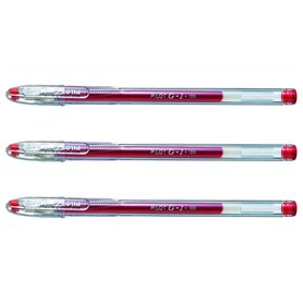 PILOT Lot de 3 Stylos gel G-1 point fine 0