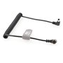 SZRMCC DC 2.5mm à Angle Droit Hirose 4 Broches câble d'alimentation enroulé mâle pour appareils sonores 688644633 Zoom F4 F8 Zax