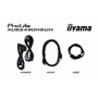iiyama Moniteur de Bureau, XUB2490HSUH-B2-23,8", IPS, 1920 x 1080/100Hz, 1H1DP, Has, Webcam
