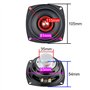 CYPHE dix 5mm Unité de Haut-Parleur à portée complète carrée DIY 4OHM 2 5W HiFi Tweeter de Théâtre à Domicile Milieu- Haut-Parle