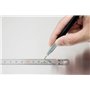 Shinwa Sokutei Linear Scale 15cm [JIS 1st grade] Numbers written in red (14001) (Japan Import)