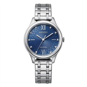 Citizen Femme Analogique Conduite économique Montre avec Bracelet en Acier Inoxydable EM0500-73L