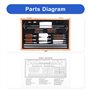 Kit Nettoyage Fusil de Chasse Arme pour Tous Les Calibres, Kit de Nettoyage de Pistolet, 12 28 410 Gauge/.22 .270 .357 .17 .30 C