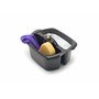 Addis Utilitaire de Nettoyage Caddy avec Double Compartiment et poignée, Noir