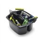 Addis Utilitaire de Nettoyage Caddy avec Double Compartiment et poignée, Noir
