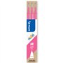 Pilot Frixion Heat/Friction Lot de 9 recharges effaçables – Ligne moyenne de 0,7 mm – Emballage d'oreiller (rose)