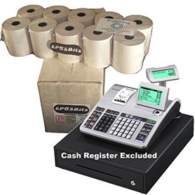 eposbits® Marque rouleaux de Casio se-s400 ses400 ses se S400 S 400 Caisse enregistreuse ? 20 rouleaux