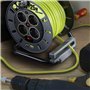 Lucco OME25164SL-PX Enrouleur de câble 3000 W 250 V Gris/Vert Pistache