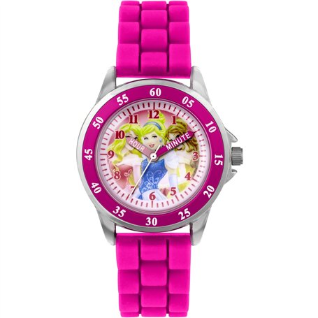 Disney Fille Montre pour Apprendre à Lire l'heure Quartz PN1078