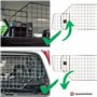 Speedwellstar Grille de Protection pour Chien de Voiture Universelle avec Fixations Solides, Grille de Voyage en Maille pour Ani