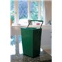 Greenfingers Seau à compost anti-odeurs 9 l - Caddy cuisine grande capacité - Filtre couvercle - Filtres de remplacement disponi