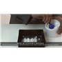 Nushine Magic Cleaning Plate - Plateau nettoyant argent (petit 11.5 x 15.4cm)