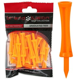 Graduated Tees The Club Golf Lot de 20 Tees gradués en Plastique Orange 7 cm T-Shirt Unisexe