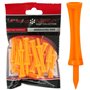 Graduated Tees The Club Golf Lot de 20 Tees gradués en Plastique Orange 7 cm T-Shirt Unisexe
