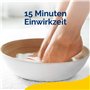 Scholl Bain de pieds revitalisant – Bain de soins des pieds avec cristaux de sel naturels et urée – Additif de bain pour bain de