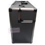 Pro XL noir / bronze Étui de chariot à roulettes pilote en aluminium attache de vol rigide pour mallette attachée sur roues